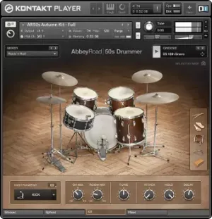 阿比路架子鼓音源-Native Instruments Abbey Road 50s Drummer v1.2.1 Kontakt