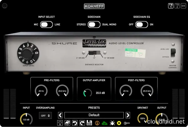 Korneff Audio Shure Level-Loc v1.0.0 R2R-win :-1 Korneff Audio Shure Level-Loc v1.0.0 R2R-win :-1
