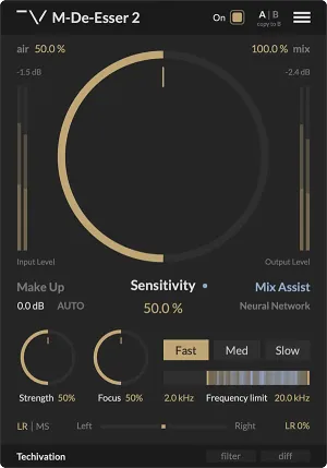 齿音消除器-Techivation M-De-Esser 2 v1.0 BUBBiX-win