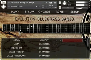 班卓琴音源-Orange Tree Samples Evolution Bluegrass Banjo v1.2.5 KONTAKT