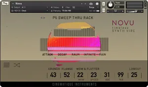 复古合成器音源-Cinematique Instruments Novu INTERNAL Kontakt