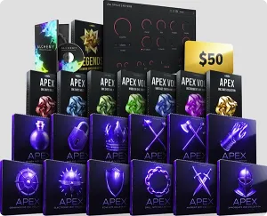 嘻哈电音综合采样-Cymatics APEX MIDI 2025 ULTIMATE EDITION WAV MIDI
