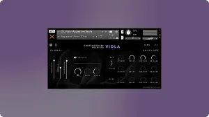 独奏中提琴音源-Sonixinema Contemporary Soloist Viola Kontakt