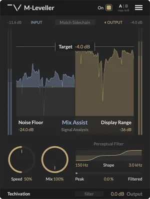智能音量自动化插件-Techivation M-Leveller v1.0.0 BUBBiX-win
