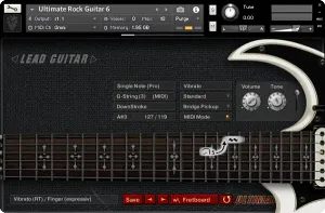 终极摇滚电吉他音源-Six String Audio Ultimate Rock Guitar Kontakt