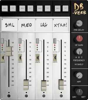 组合混响效果器-Make Believe Studios DBVerb ARM MacOS