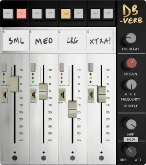 多融合混响插件-Metric Halo DBVerb v4.0.86 R2R-win