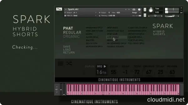 Cinematique Instruments Spark Kontakt :-1 Cinematique Instruments Spark Kontakt :-1