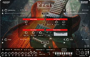 电影电吉他音源-Audiofier Micron Series Frets Kontakt