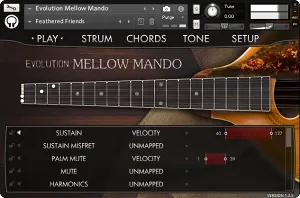 曼陀林音源-Orange Tree Samples Evolution Mellow Mando v1.3.0 Kontakt