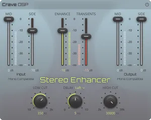 立体声增强效果-Crave DSP Crave Stereo Enhancer v1.0.9 R2R-win