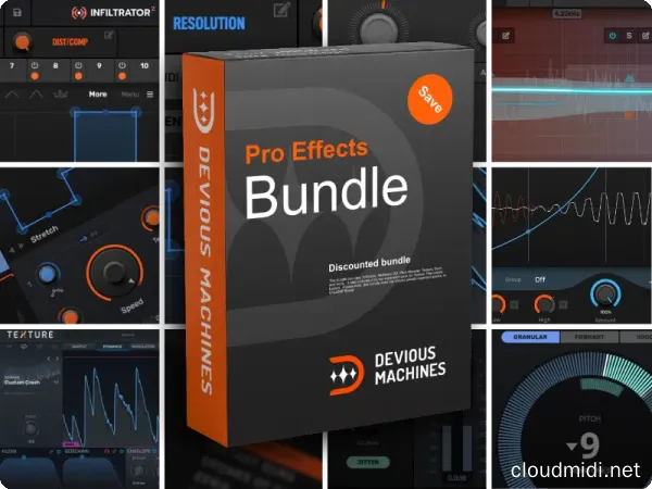 综合效果器套装-Devious Machines Plugins Bundle v2022.9 macOS-MORiA :-1