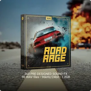汽车车祸场景音效库-Boom Library Road Rage Designed WAV