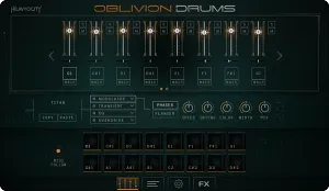 影视金属电子感打击乐音源-Heavyocity Oblivion Drums Kontakt